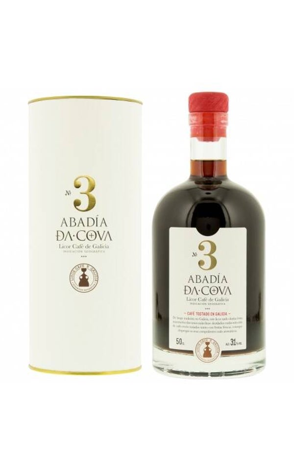 Licor de Café Abadia da Cova Mencia nº 3 500ml con estuche 31º (Adegas Moure) - Ribeira Sacra
