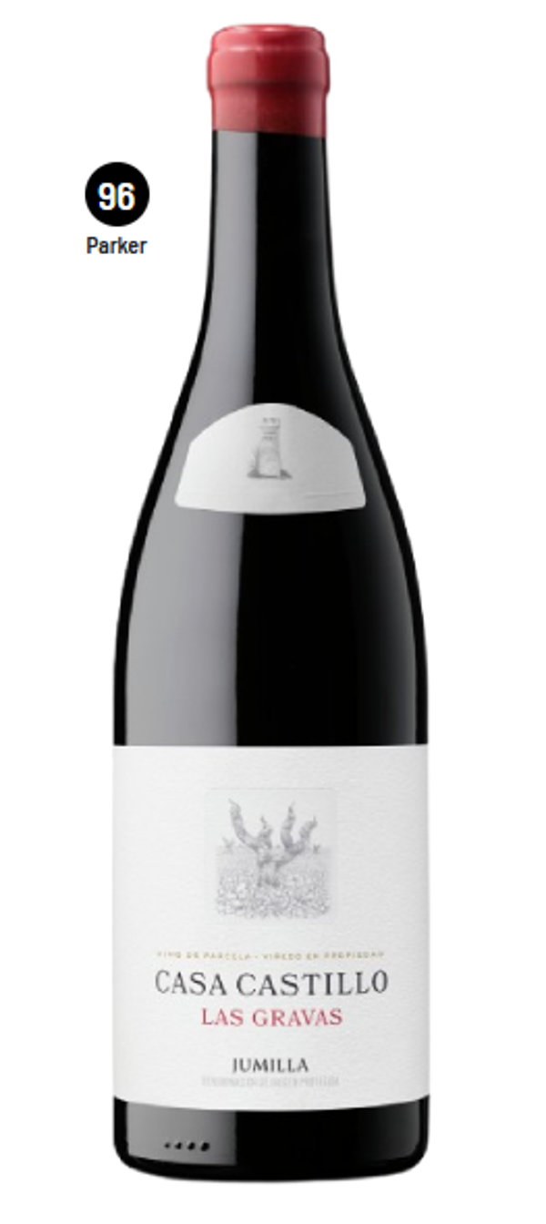 Vino Tinto Las Gravas Crianza Monastrell - Garnacha Tinta 750ml (Casa Castillo) - Jumilla