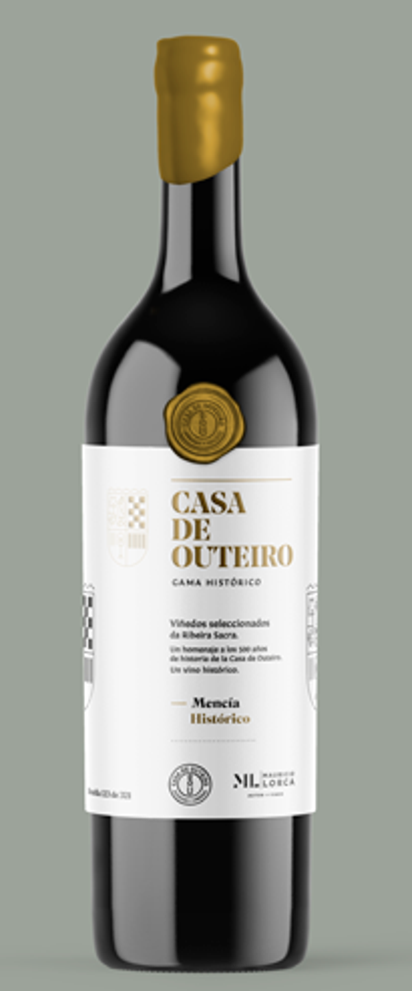 Vino Tinto Casa de Outeiro Histórico Barrica Mencia 750ml (Casa de Outeiro) - Ribeira Sacra