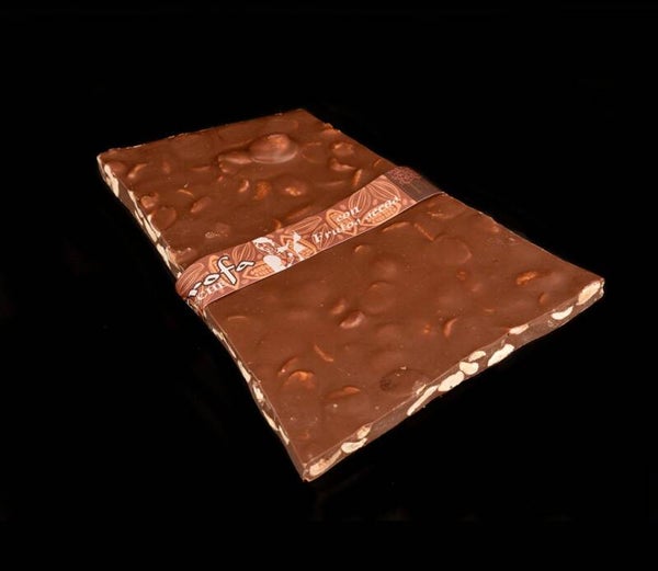 Chocolate con Leche con almendras Fina Rei 150grs