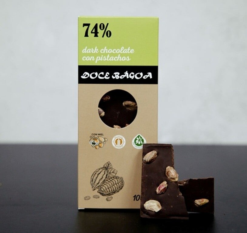 Chocolate Negro 74% Pistacho Doce Bagoa 100ml