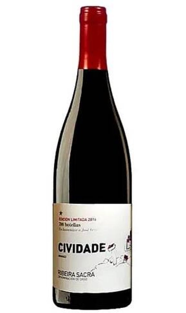 Vino Tinto Cividade Edición Limitada Guarda Mencía - Brancellao 750ml (Adega Verao) - Ribeira Sacra