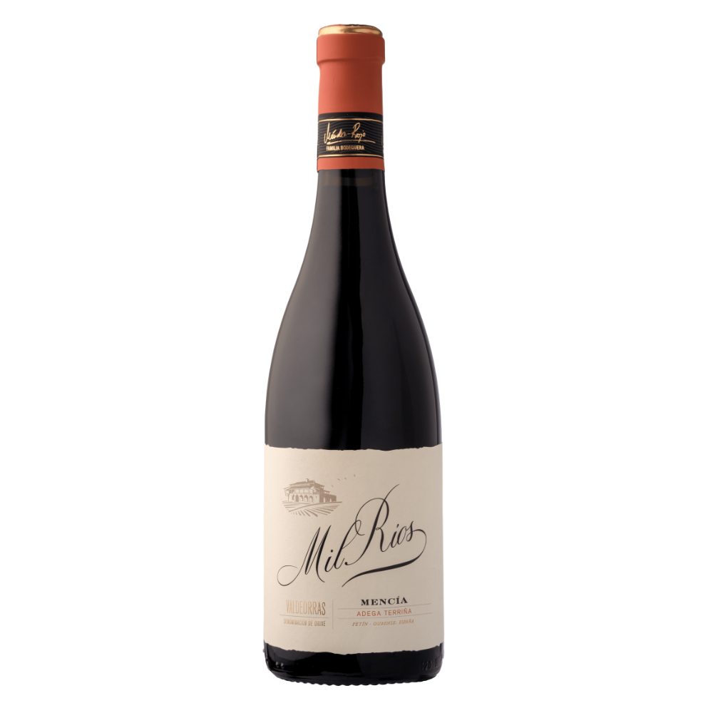 Vino Tinto Mil Rios Mencia 750ml (Terriña (Mendez Rojo - ViniGalicia Familia Bodeguera)) - Valdeorras