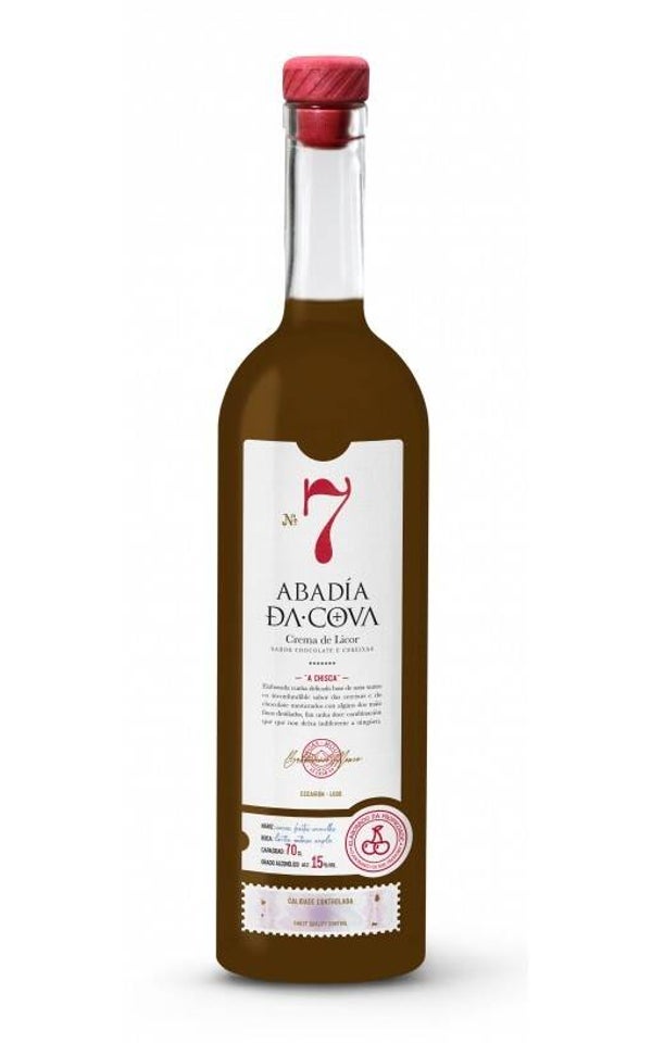 Crema de Chocolate con Cerezas Abadia da Cova nº 7 700ml 15º (Adegas Moure) - Ribeira Sacra