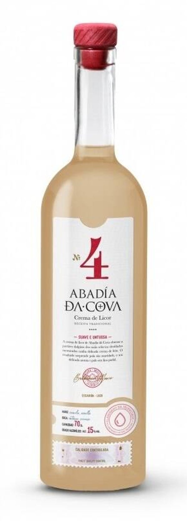 Crema de Licor Abadia da Cova nº 4 700ml 15º (Adegas Moure) - Ribeira Sacra