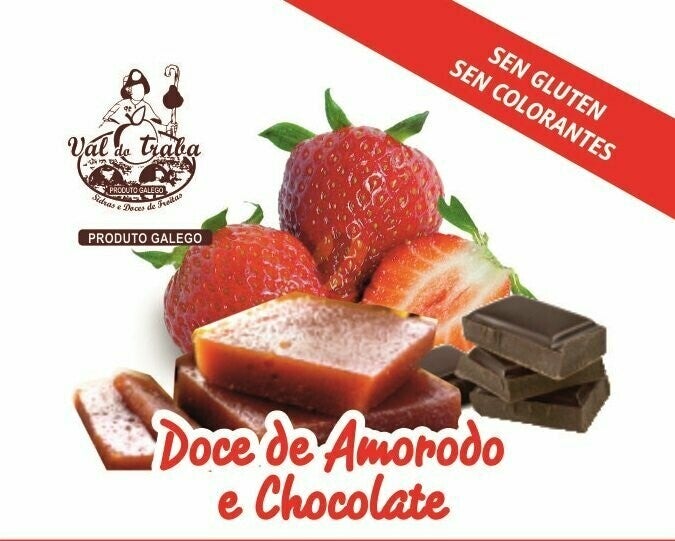 Doce de Fresa con Chocolate Val do Traba 250grs (Val do Traba)