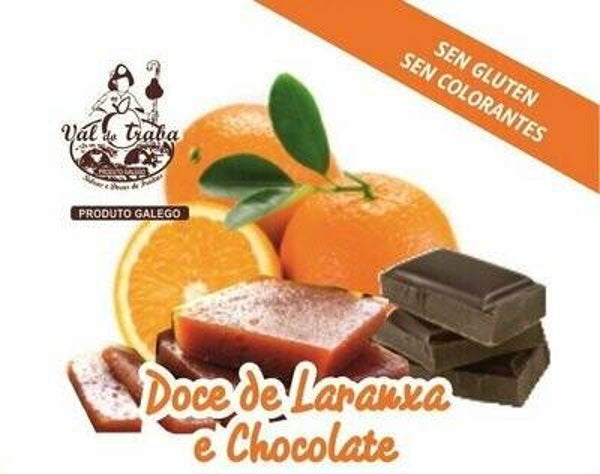 Doce de Naranja con Chocolate Val do Traba 250grs (Val do Traba)