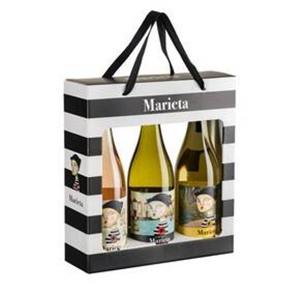 Estuche Marieta Albariño - Ribeiro - Mencia Rose 3x750ml (Martin Codax)