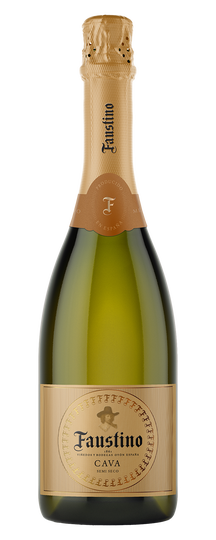 Cava Faustino Semi Seco Macabeo - Chardonnay 750ml (Bodegas Faustino) - Rioja "Cava"