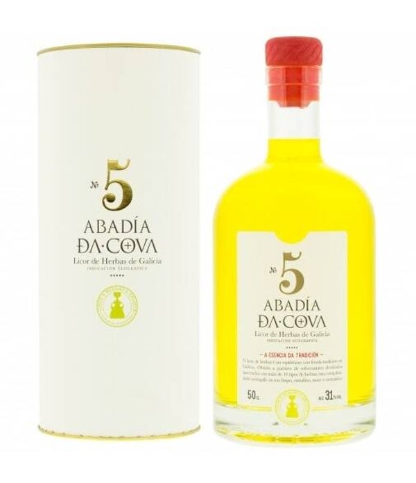 Licor de Hierbas Abadia da Cova nº 5 500ml 31º (Adegas Moures) - Ribeira Sacra