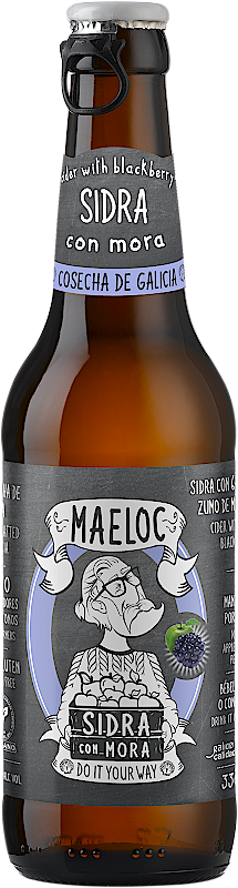 Sidra con Mora Maeloc 330ml (Maeloc) - Ribeira Sacra