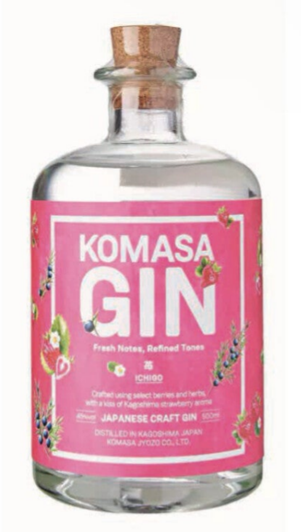 Komasa Ichigo Japanese Craft Gin 40º 500ml (Komasa Japanese  Craft Gin) - Japon