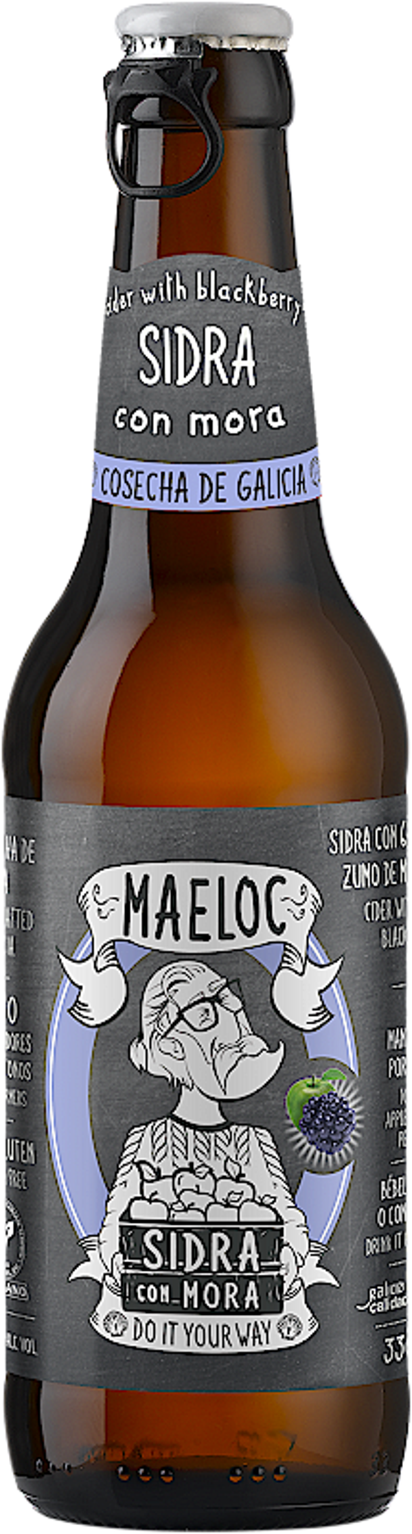 Sidra con Mora Maeloc 330ml (Maeloc) - Ribeira Sacra