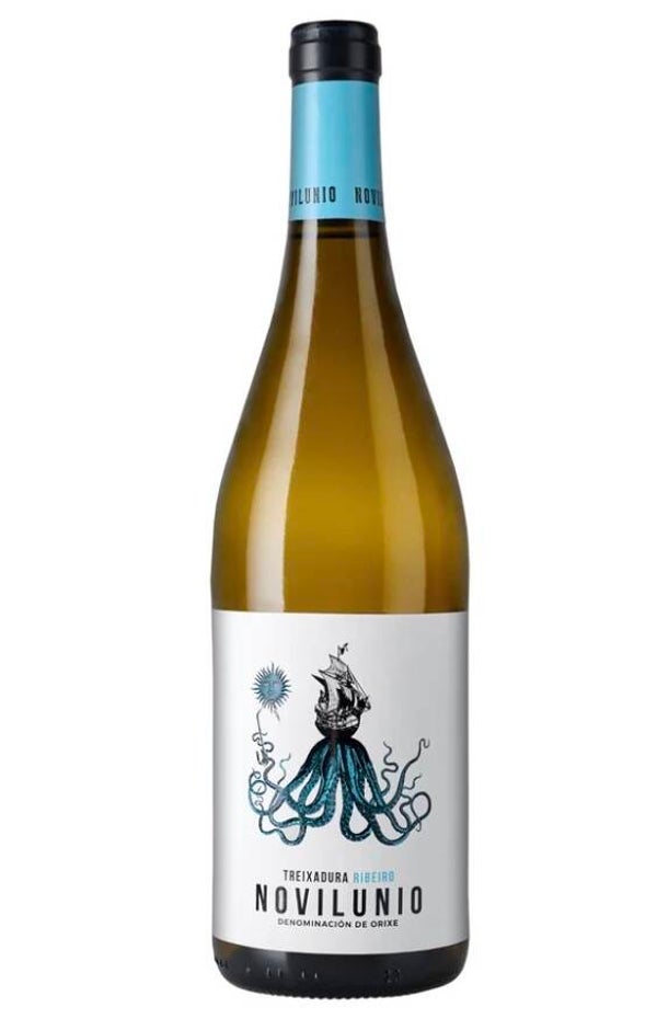 Vino Blanco Novilunio Treixadura - Albariño 750ml (Destilerías Miño) - Ribeiro