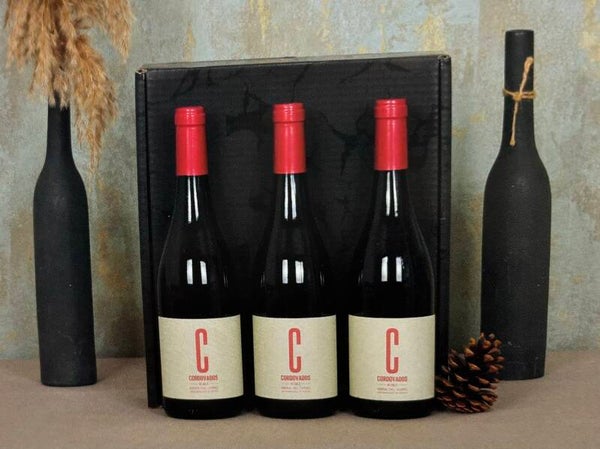 UD 16: Estuche de Cartón de Vino Lujo con 3 Botellas de Cordovados Roble 750ml - Ribera de Duero