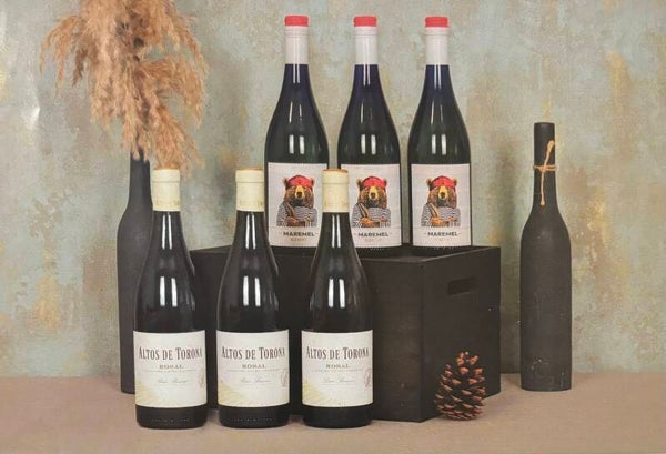 UD 30: Caja de Madera con 6 Botellas - Rías Baixas