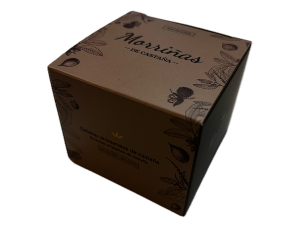 Galletas de Castaña "Morriñas" caja 60grs (Delicias do Souto)
