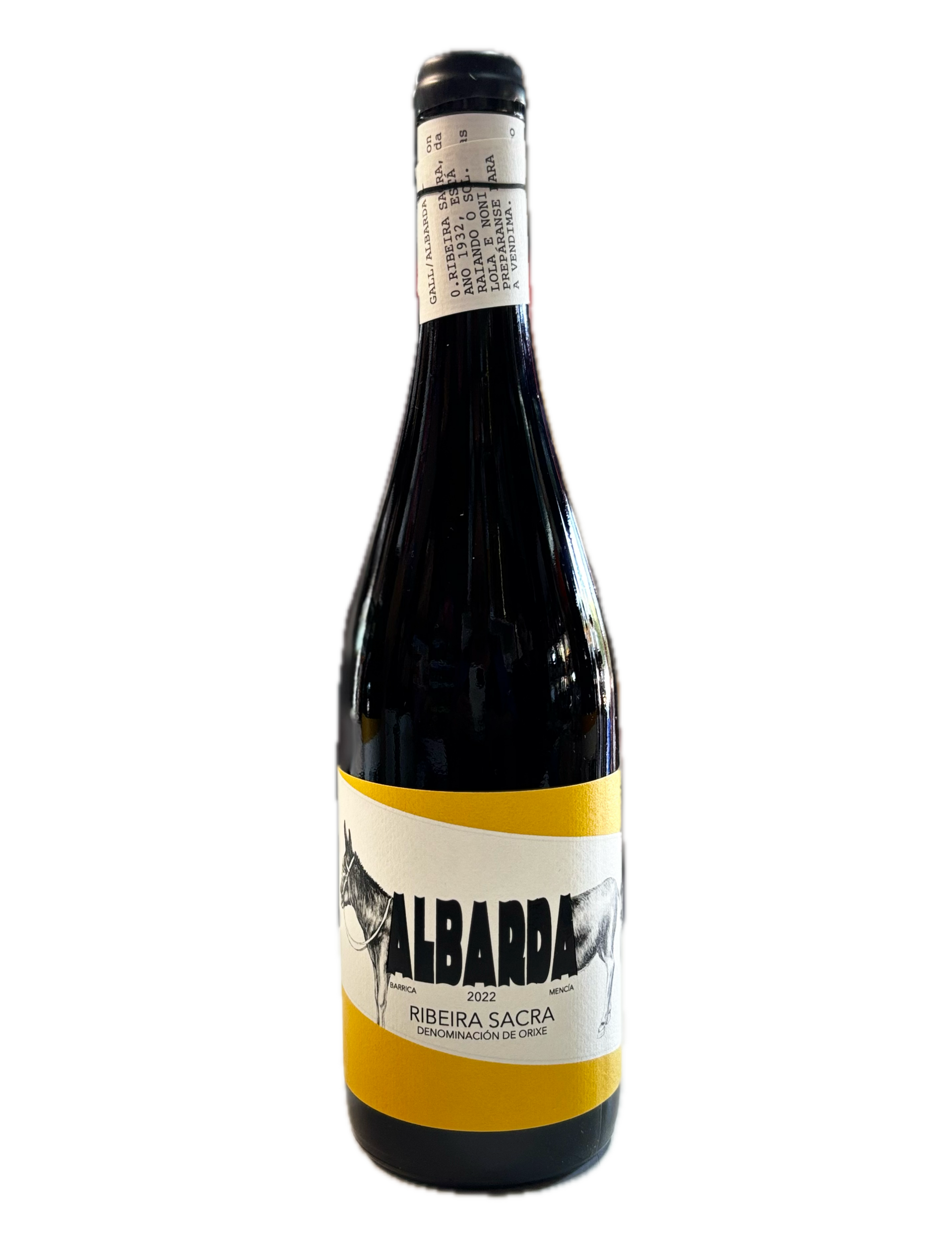 Vino Tinto Albarda Barrica Mencía 750ml (Alouviño) - Ribeira Sacra