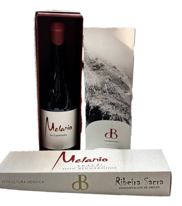 Vino Tinto Melanio Barrica Tempranillo - Graciano 750ml (Don Bernardino) - Ribeira Sacra