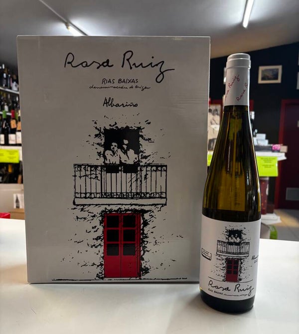 Vino Blanco Rosa Ruiz Lias Albariño 750ml - Estuche 3 botellas (Santiago Ruiz) - Rias Baixas