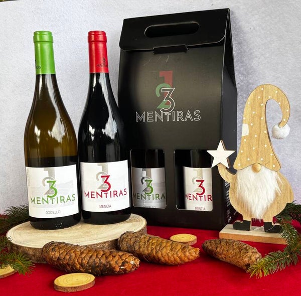 Vino 3 Mentiras - Estuche de 2 botellas de 700ml (Terras de Godello) - Monterrei