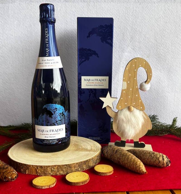 Vino Espumoso Mar de Frades Brut Nature Albariño 750ml (Mar de Frades) - Rías Baixas .