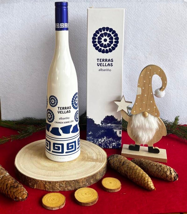 Vino Blanco Terras Vellas Albariño 750ml - Estuche de 1 Botella () - Rías Baixas .