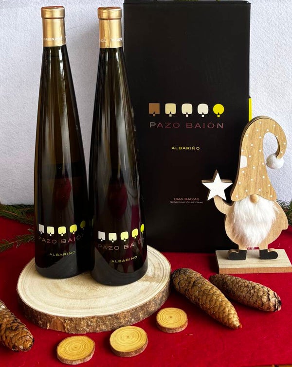 Vino Blanco Pazo Baion Albariño 750ml - Estuche 2 botellas () - Rías Baixas
