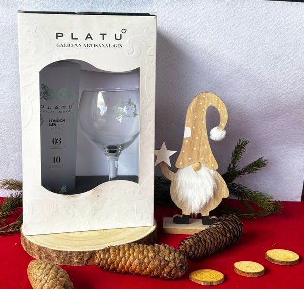 Ginebra Platu 700ml 39º + Copa .