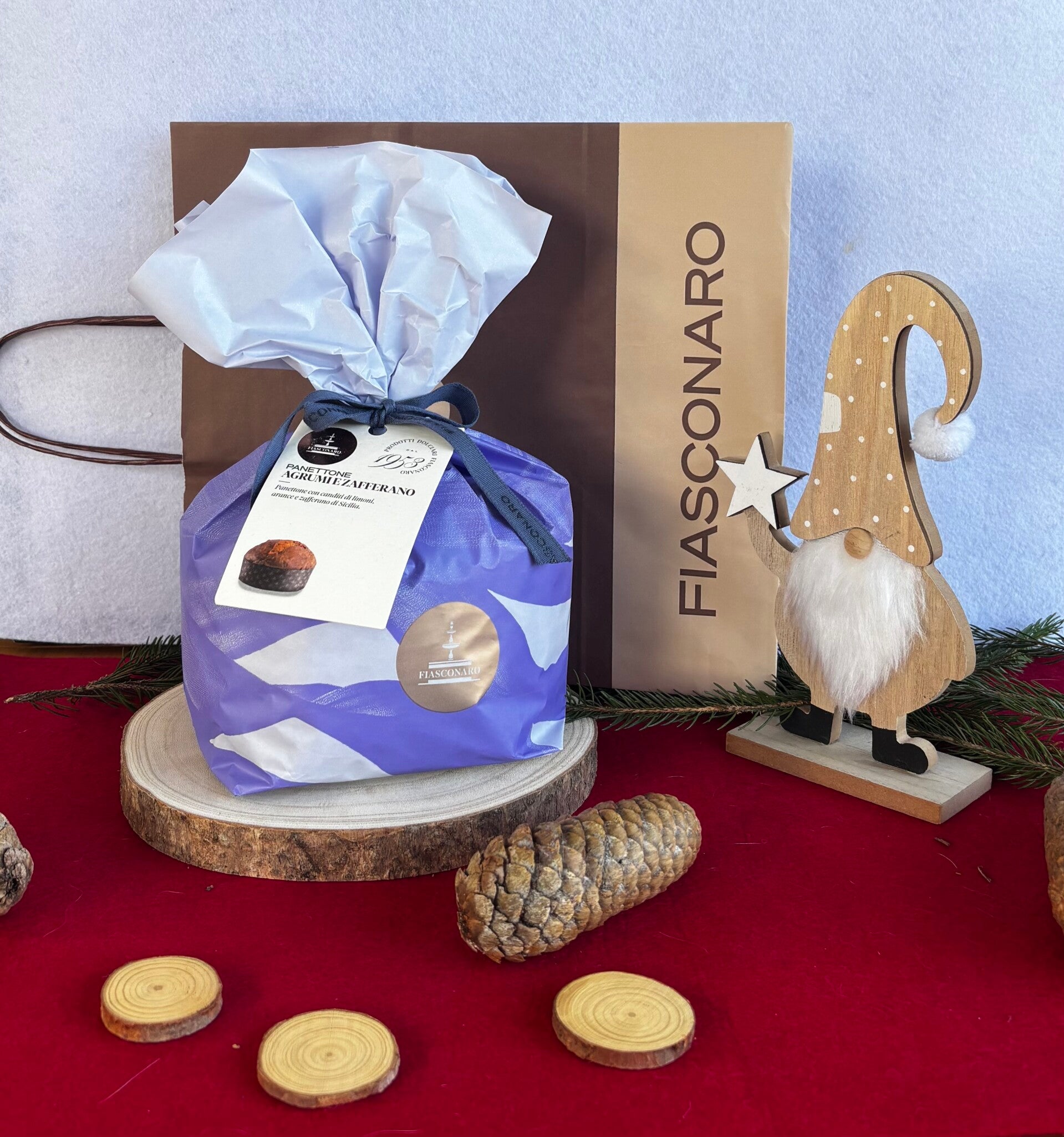 Panettone Fiasconaro Agrumi Ezaferano 500grs .