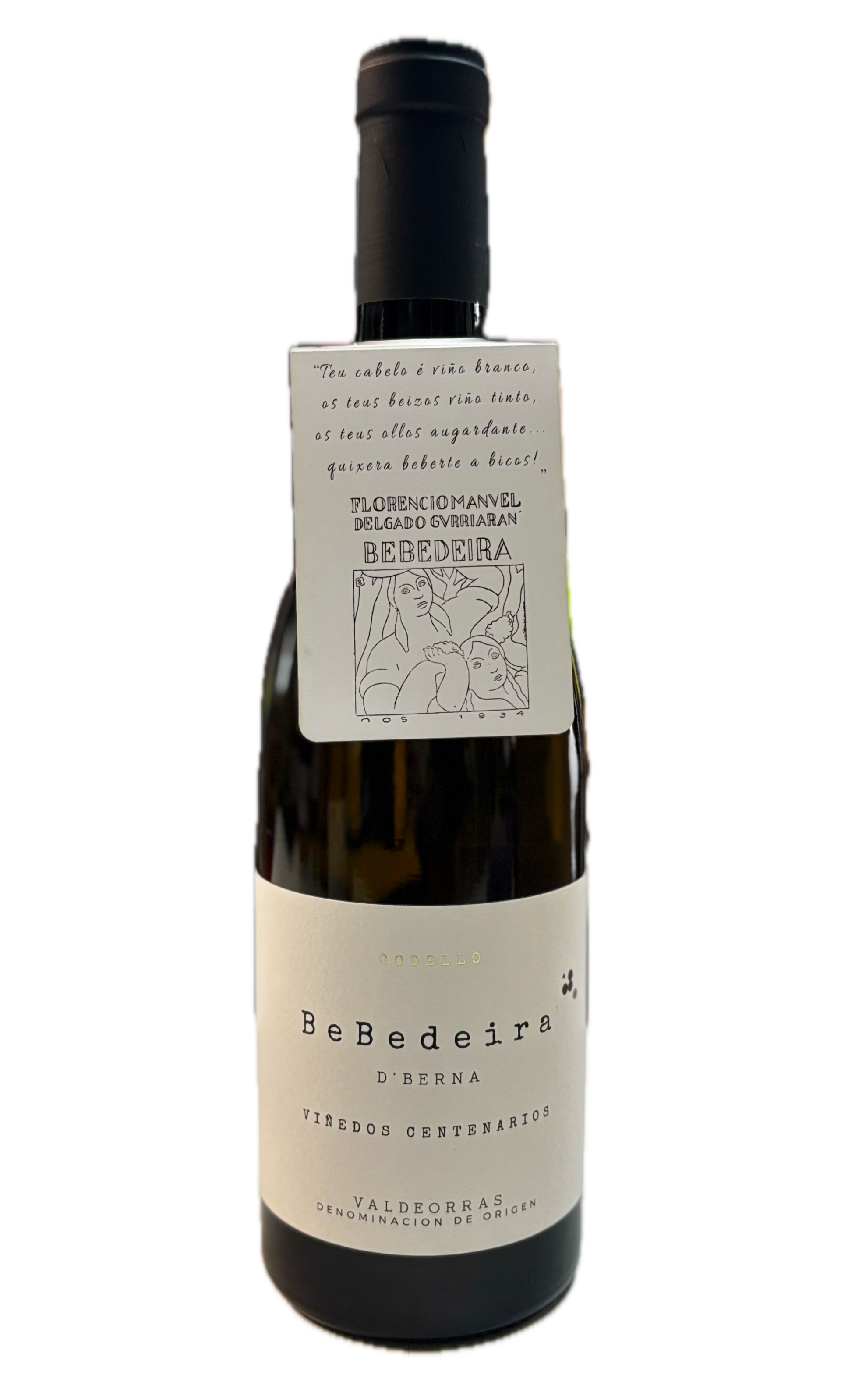 Vino Blanco Bebedeira d'Berna Godello 750ml (Guitian y Blanco) - Valdeorras