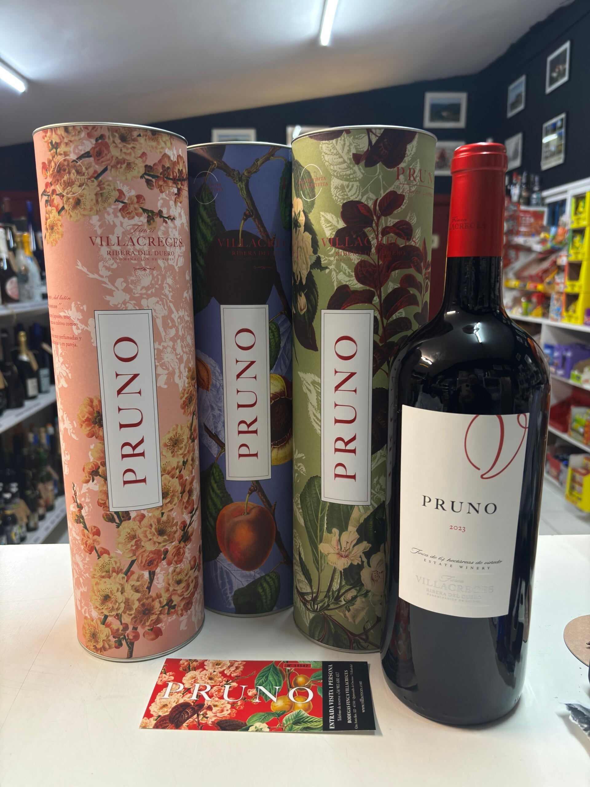 Vino Tinto Pruno Barrica Tempranillo - Cabernet Sauvignon 1.500ml (Finca Villacreces) - Ribera de Duero