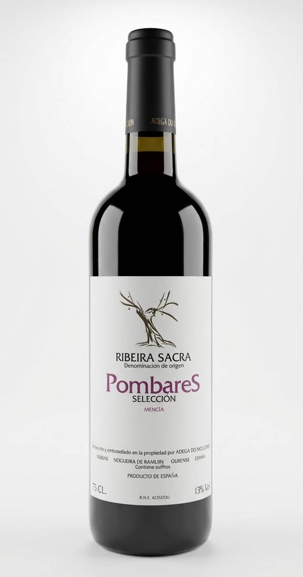 Vino Tinto Pombares Selección Mencía - Garnacha - Tempranillo 750ml (Adega do Mollón) - RIbeira Sacra