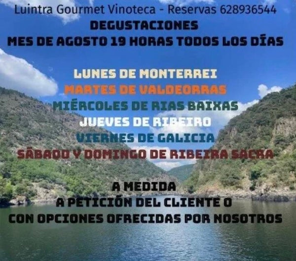 20 DE AGOSTO - Ribeiro (Precio por persona)