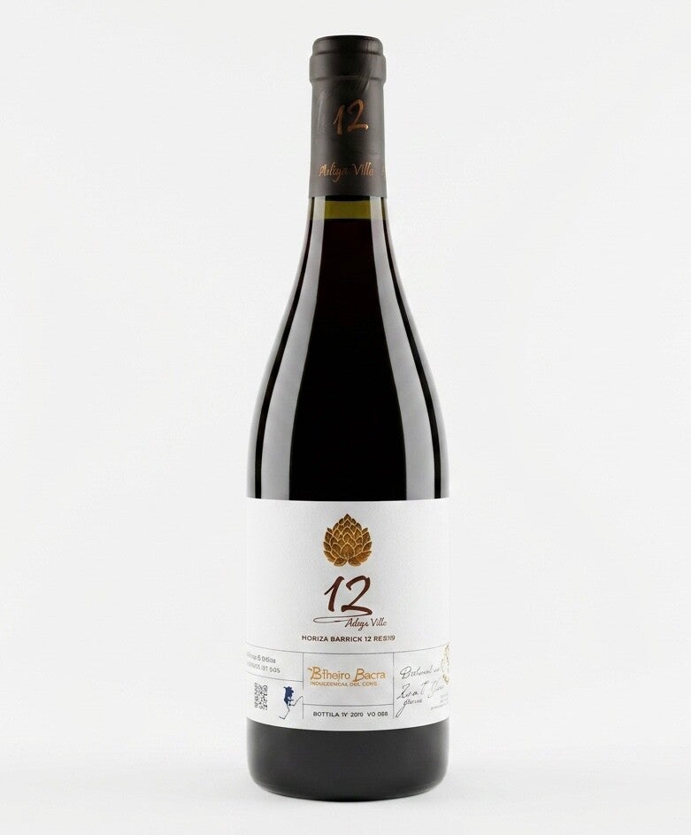 Vino Tinto 12 Barrica Mencía 750ml (Adega Vella) - Ribeira Sacra
