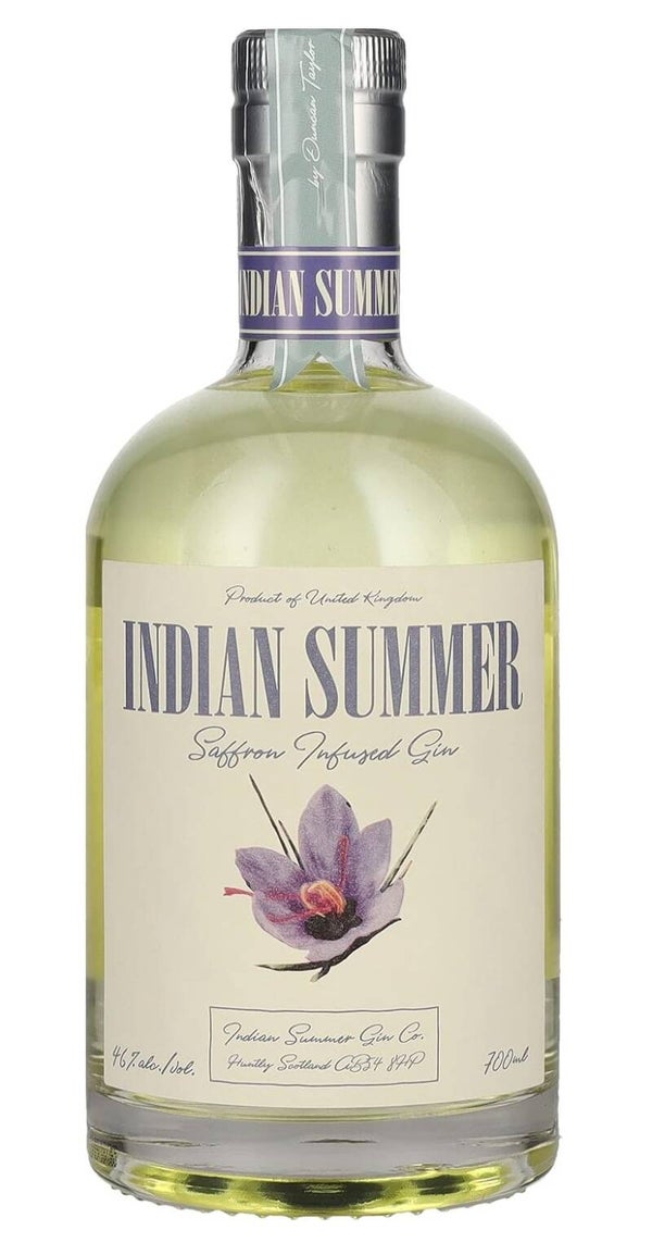 Indian Summer Saffron Infused Gin 46º 700ml (Duncan Taylor) - Escocia