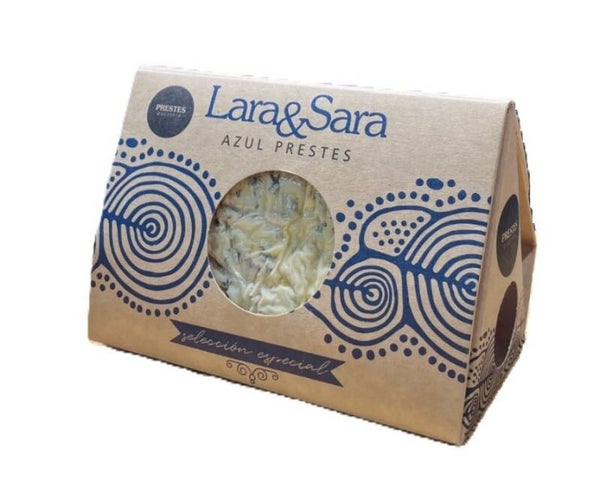 Queso de Vaca Cabra Lara & Sara Cuña Estuchada 450grs (Prestes)