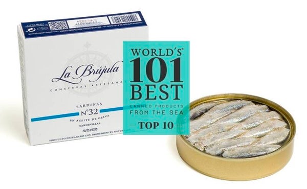Sardinillas en Aceite de Oliva La Brújula nº 31 16/20 piezas RR125