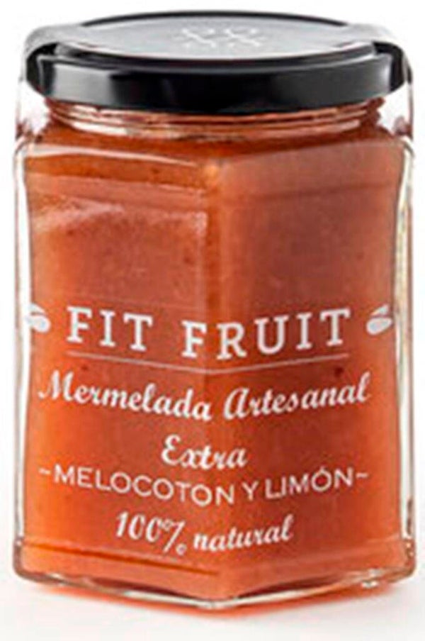 Mermelada Artesanal Extra Fit Fruit  Melocotón y Limón 345grs (Fit Fruit)