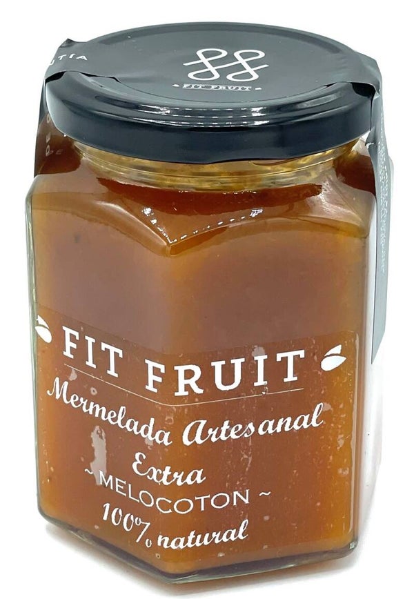 Mermelada Artesanal Extra Fit Fruit Melocotón 345grs (Fit Fruit)