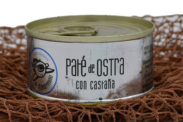 Pate de Ostra con Castaña O Submarino 85grs