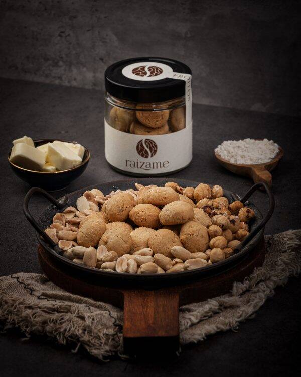 Galletas de Frutos Secos Raizame Tarro 150grs (Doces Raizame)