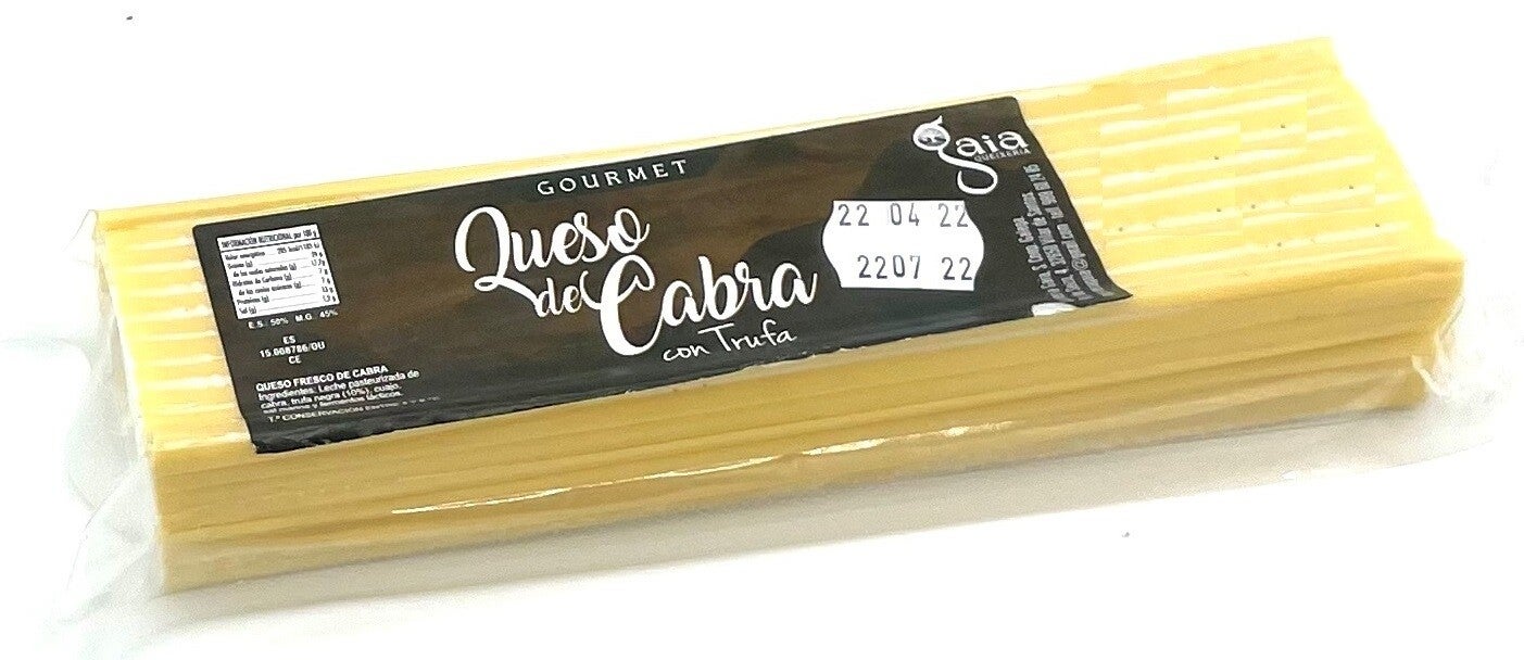 Rulo de Cabra Gaia con Trufa 300grs aprox (Gaia Gourmet)