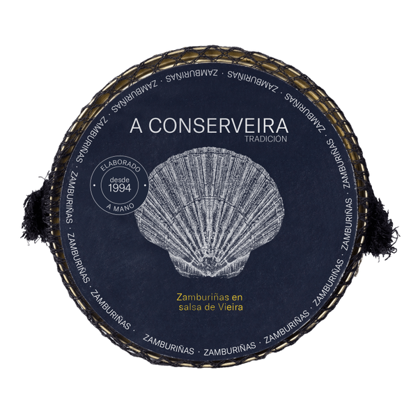 Zamburiñas en Salsa de Vieira A Conserveira Tradición 120ml (A Conserveira)