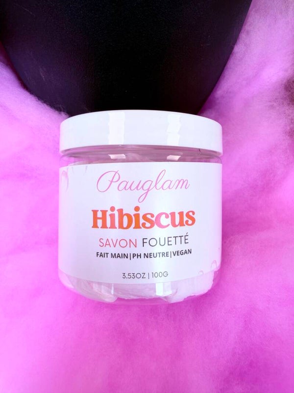 Savon fouetté - Hibiscus