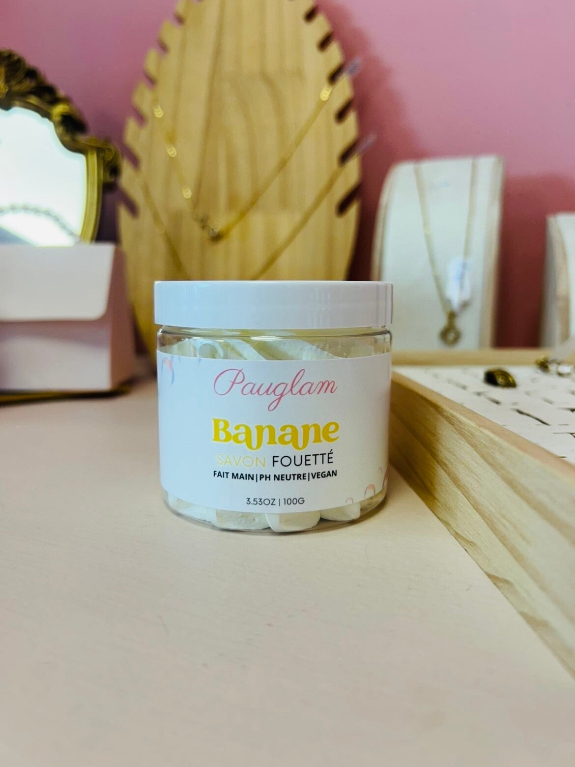 Savon fouetté : banane