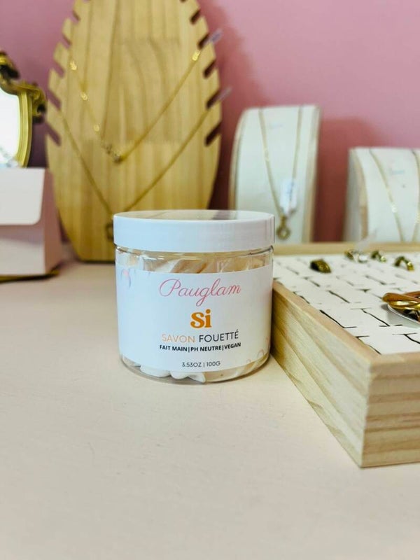 Savon fouetté : Si