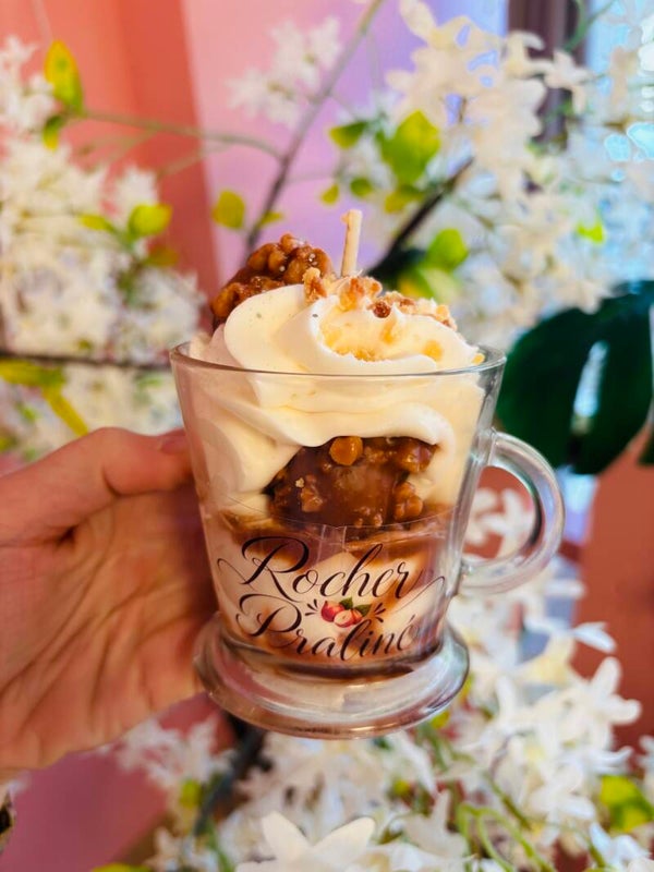Bougie - Rocher praliné