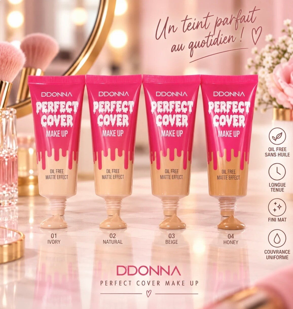 Fond de teint perfect couvrance