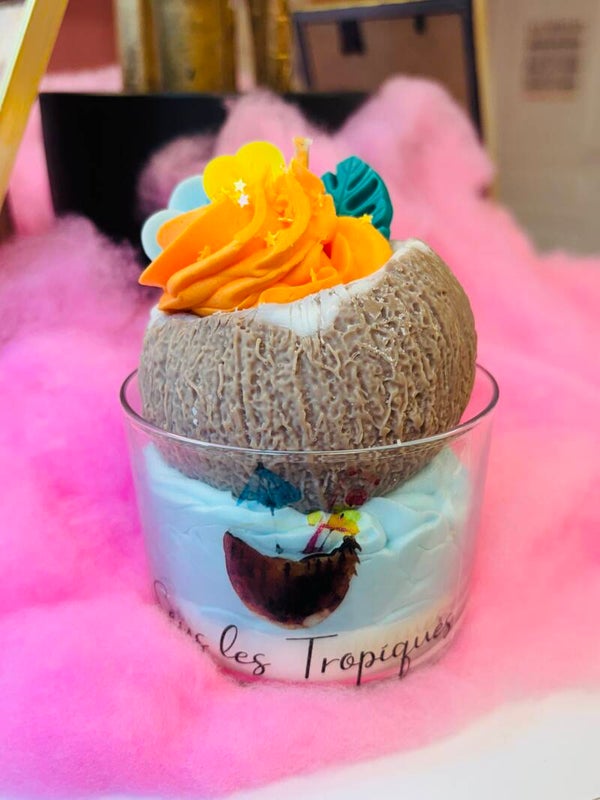Bougie sous les tropiques - Mangue coco